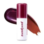 Peripera Ink Peel Off Lip Stain - Long Lasting, Transfer-Proof, Waterproof Korean Lip Tint with Color-Changing Peel-Off Formula (01 BLACK CHERRY) - Image 2