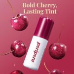 Peripera Ink Peel Off Lip Stain - Long Lasting, Transfer-Proof, Waterproof Korean Lip Tint with Color-Changing Peel-Off Formula (01 BLACK CHERRY)